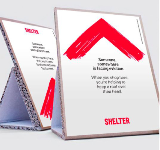 Image of Shelter small posters for shop counters