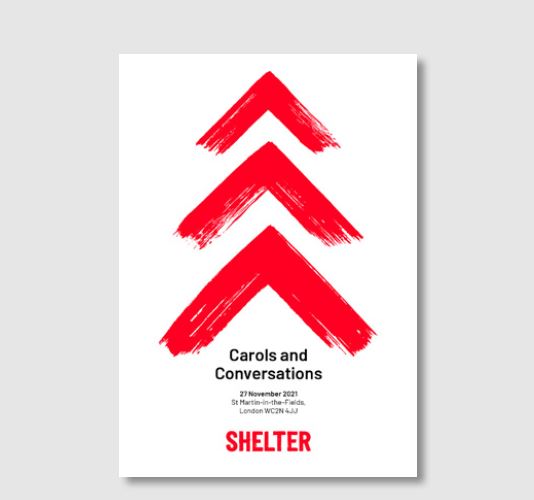Image of creative for Shelter Christmas event