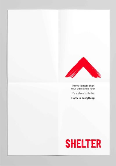 Shelter logo, recommended small symbol size