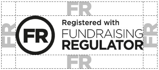 Primary Fundraising Regulator logo, minimum clear space